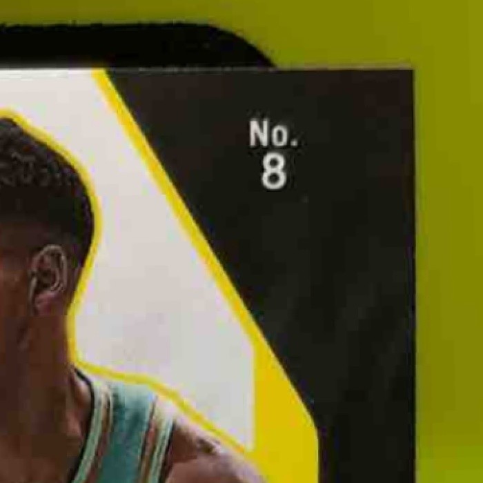 2023-24 Panini Phoenix Brandon Miller Fade To Black #8 RC Charlotte Hornets