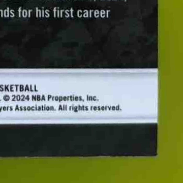 2023-24 Panini Phoenix Brandon Miller Fade To Black #8 RC Charlotte Hornets