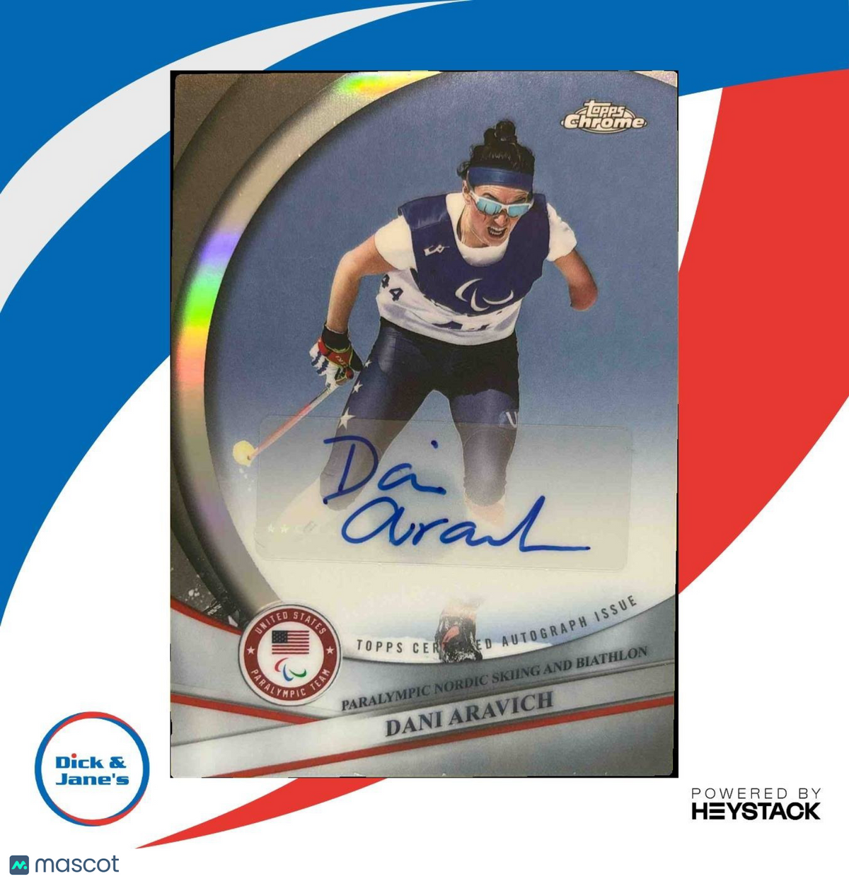 2026 Topps Chrome U.S. Winter Olympic and Paralympic Hopefuls Dani Aravich Auto