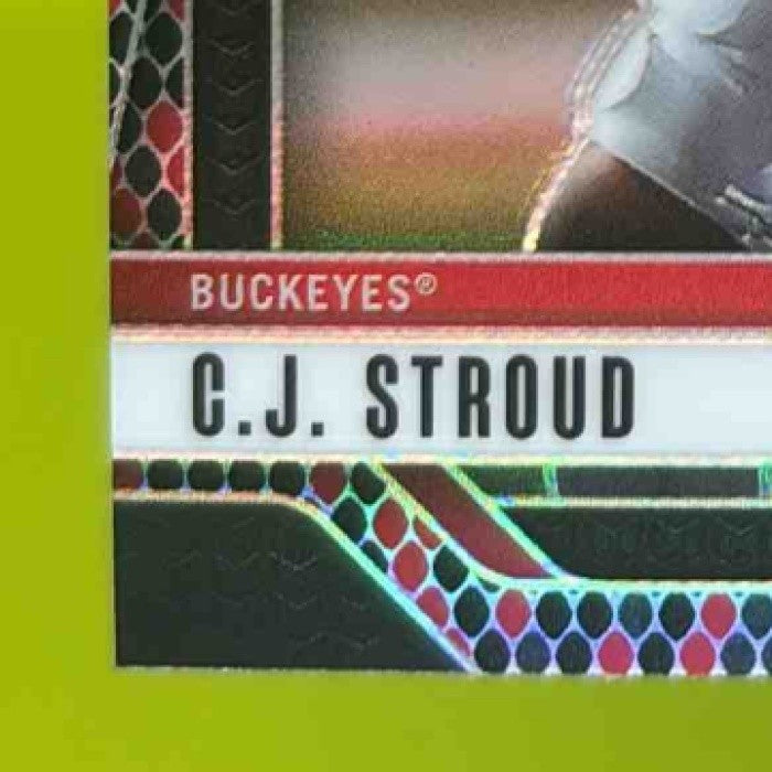 2025 Panini Prizm Draft Picks C.J. Stroud Snakeskin #186 Ohio State Buckeyes