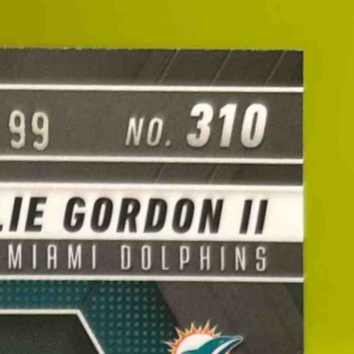 2025 Panini Mosaic Ollie Gordon II Rookies Orange /199 #310 RC Miami Dolphins