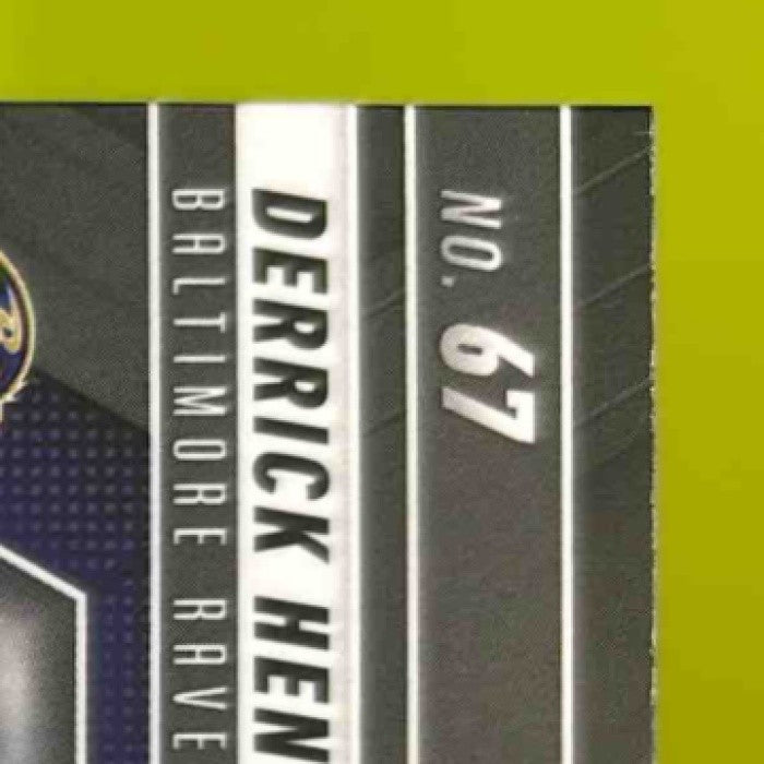 2025 Panini Mosaic Derrick Henry Red Scope Prizm #67 Baltimore Ravens