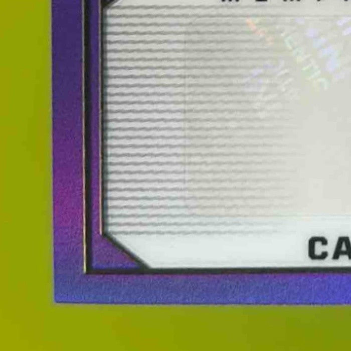 2024-25 Obsidian Cam Spencer Jersey Auto Purple /75 #232 RC Memphis Grizzlies
