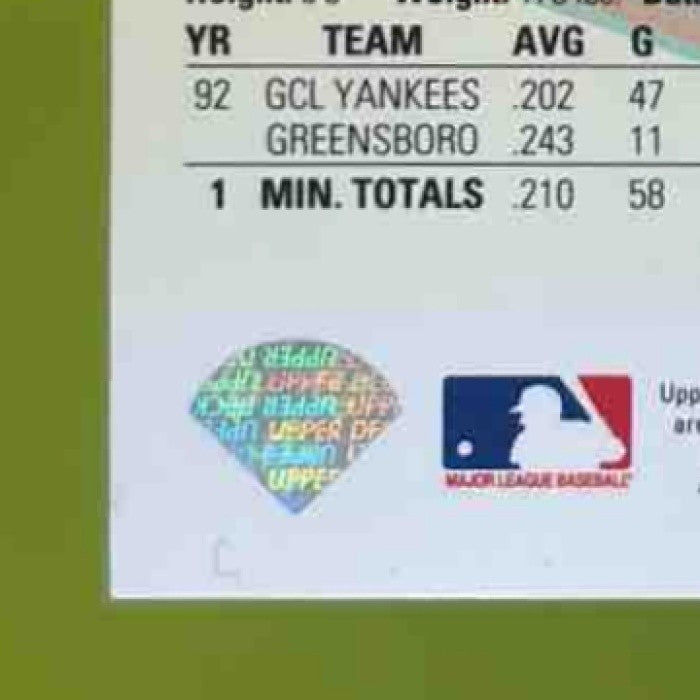 1993 Upper Deck Derek Jeter #449 RC New York Yankees