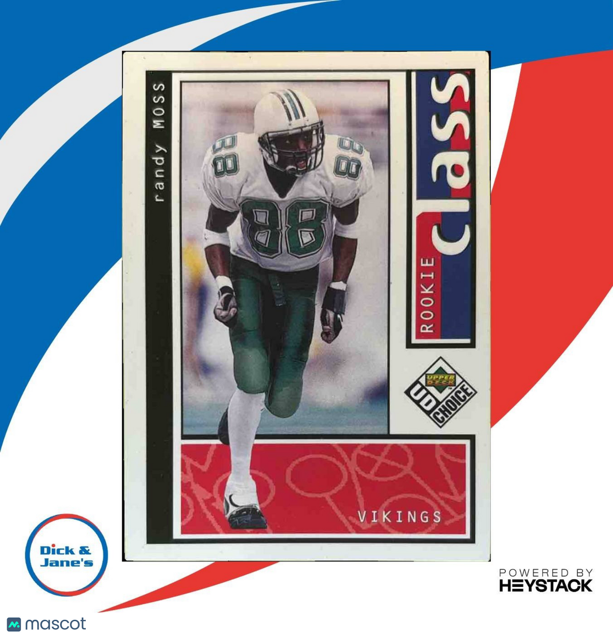 1998 Upper Deck Choice Randy Moss #200 RC Minnesota Vikings