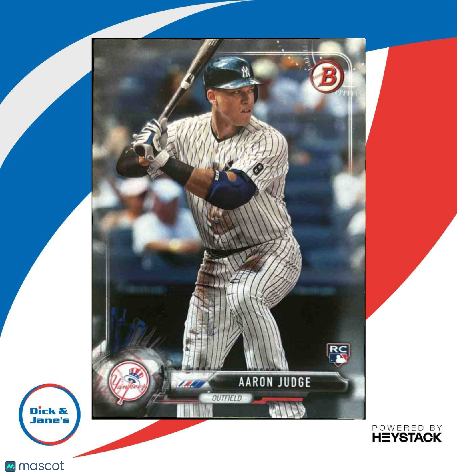 2017 Bowman Aaron Judge #32 RC New York Yankees
