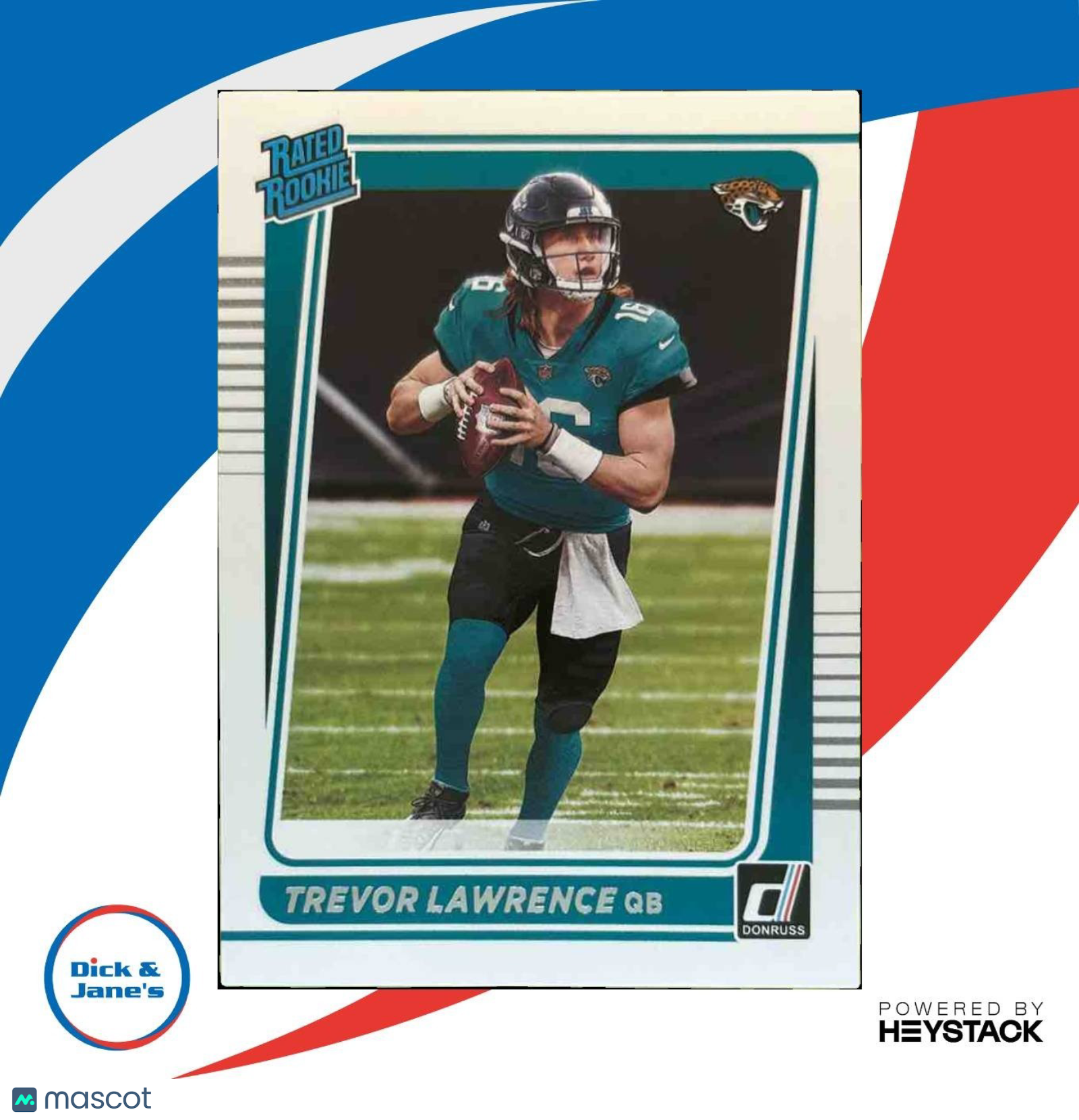 2021 Panini Donruss Trevor Lawrence #251 RC Rated Rookie Jacksonville Jaguars
