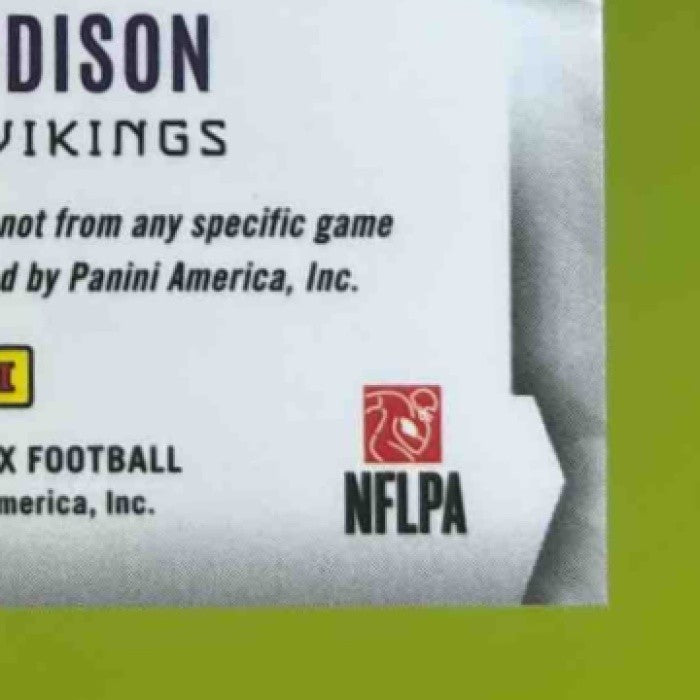 2025 Phoenix Jordan Addison Mythical Materials Auto /99 MEM Minnesota Vikings