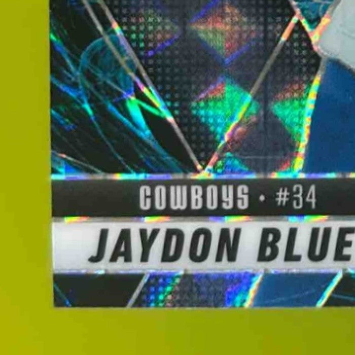 2025 Panini Mosaic Jaydon Blue Rookies Genesis Prizm #320 RC Dallas Cowboys