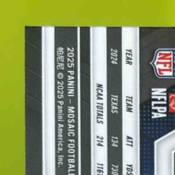 2025 Panini Mosaic Jaydon Blue Rookies Genesis Prizm #320 RC Dallas Cowboys