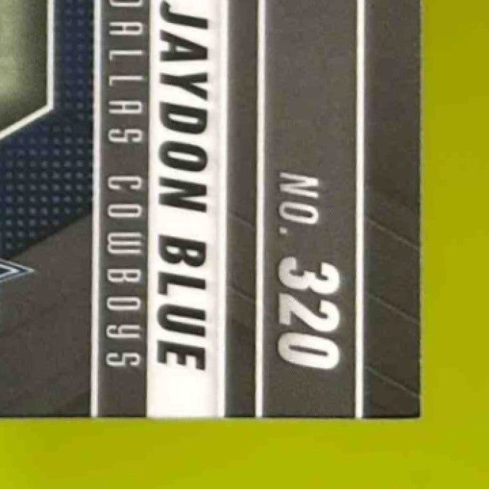 2025 Panini Mosaic Jaydon Blue Rookies Genesis Prizm #320 RC Dallas Cowboys