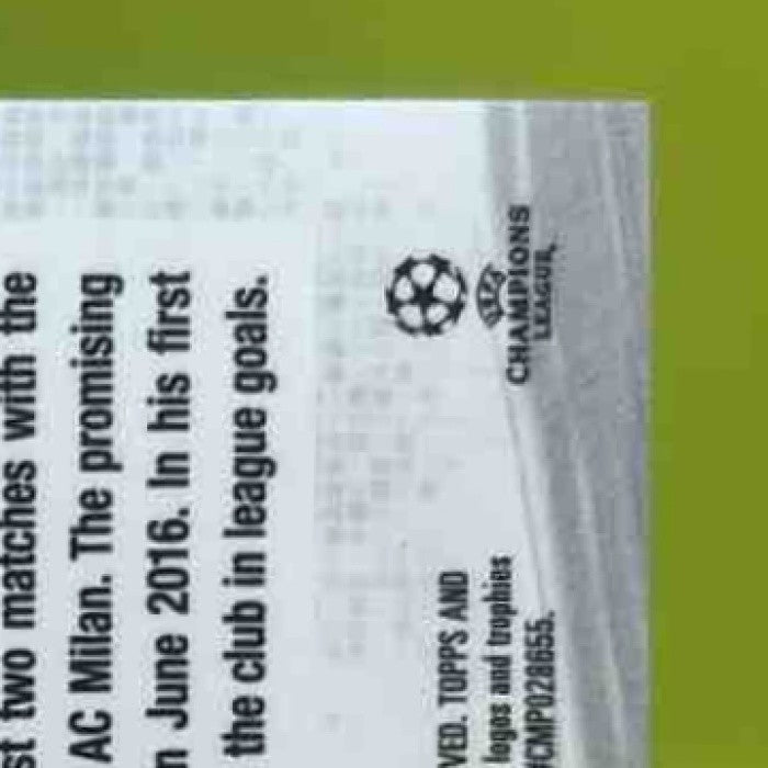 2017 Topps Chrome UEFA Champions League Stephan El Shaarawy Green /99 #92 Roma