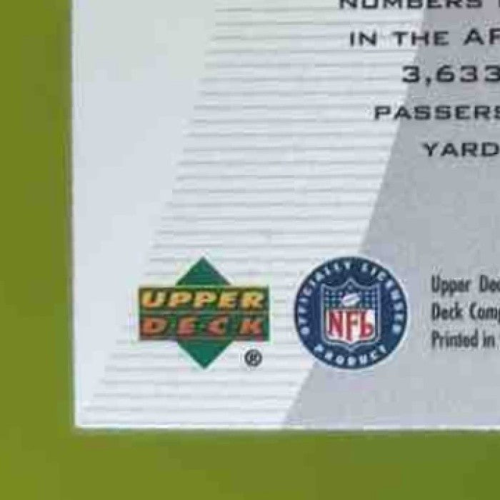 1999 Upper Deck Black Diamond Drew Bledsoe Gallery #G4 New England Patriots