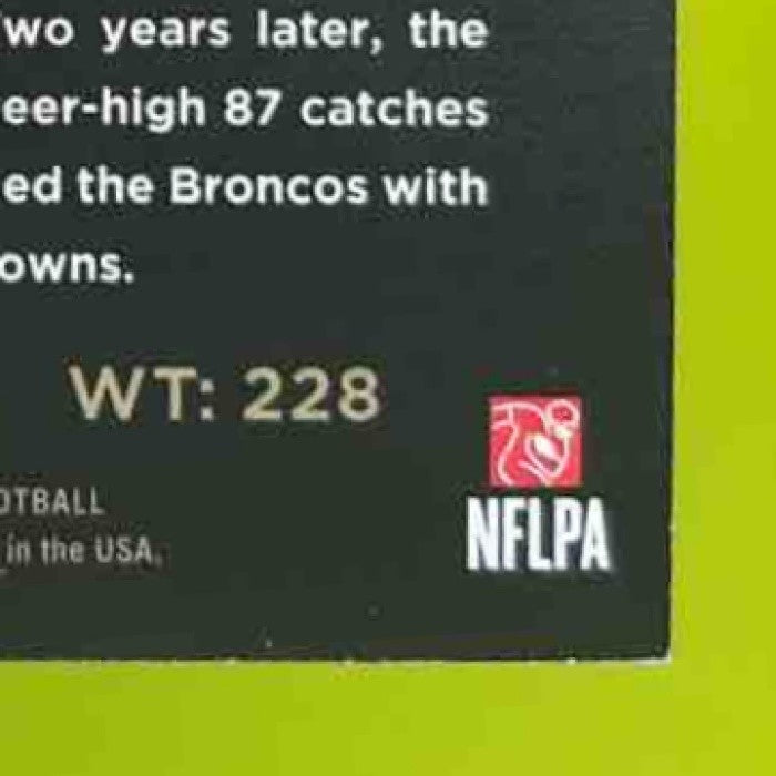 2015 Panini Black Gold Shannon Sharpe White /99 #61 Denver Broncos