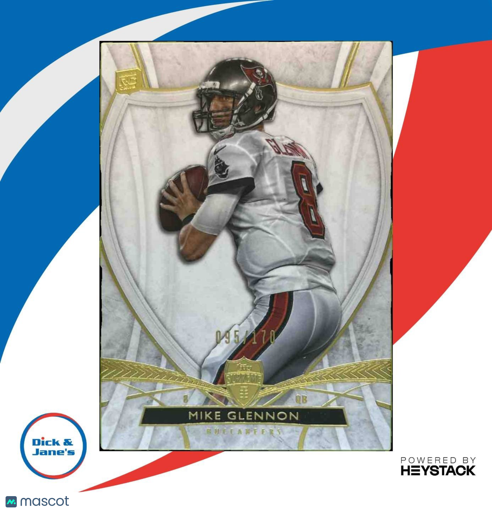 2013 Topps Supreme Mike Glennon /170 #89 RC Tampa Bay Buccaneers