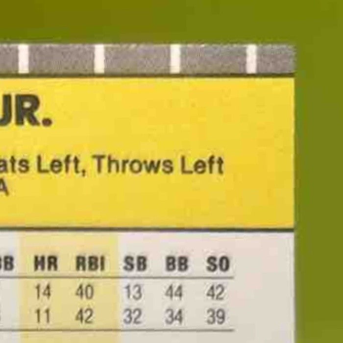 1989 Fleer Ken Griffey Jr. 548 RC Seattle Mariners