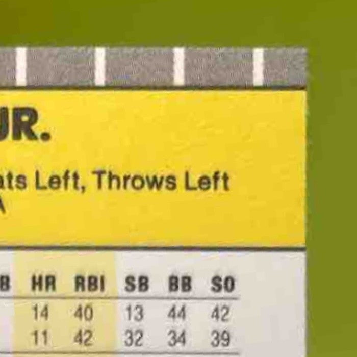 1989 Fleer Ken Griffey Jr. #548 RC Seattle Mariners