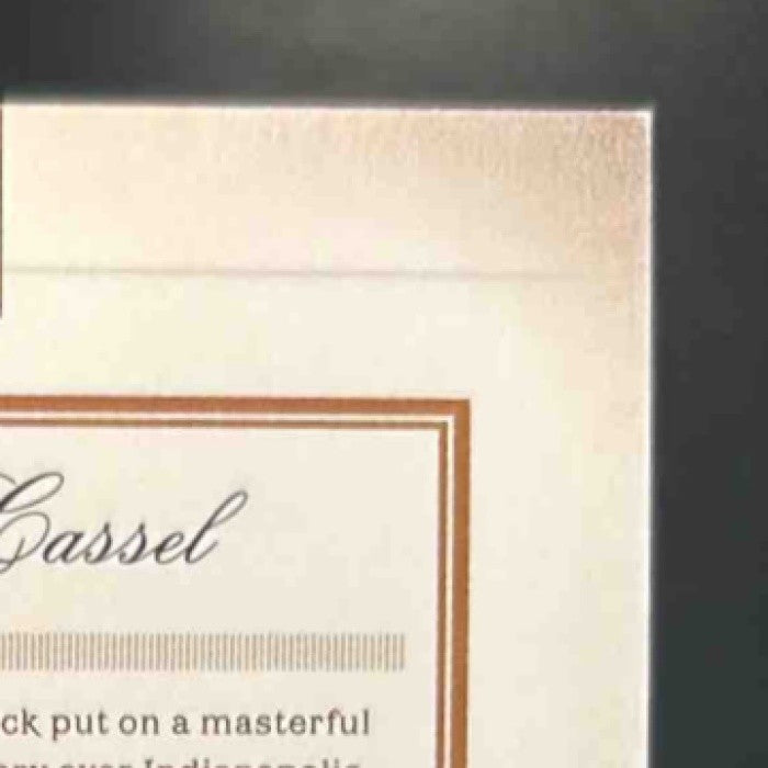 2011 Panini Prime Signatures Matt Cassel Proof Red /99 #118 Kansas City Chiefs