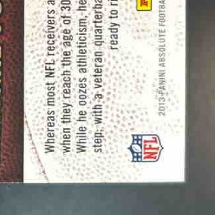 2013 Panini Absolute Larry Fitzgerald Hogg Heaven Boss /99 #1 Arizona Cardinals