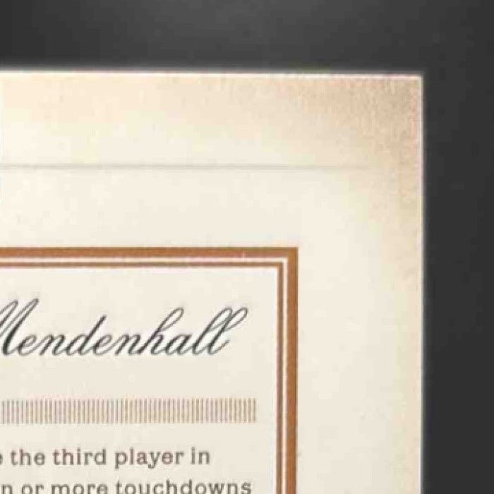 2011 Panini Prime Signatures Rashard Mendenhall Proof Red /99 #141 Steelers