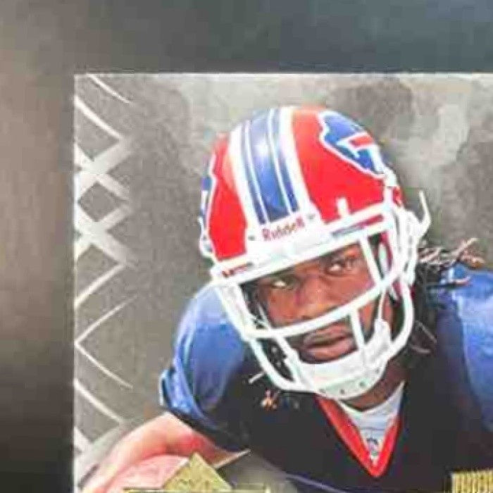 2007 UD Premier Adrian Peterson Marshawn Lynch Irons Remnants Triple Patch /25