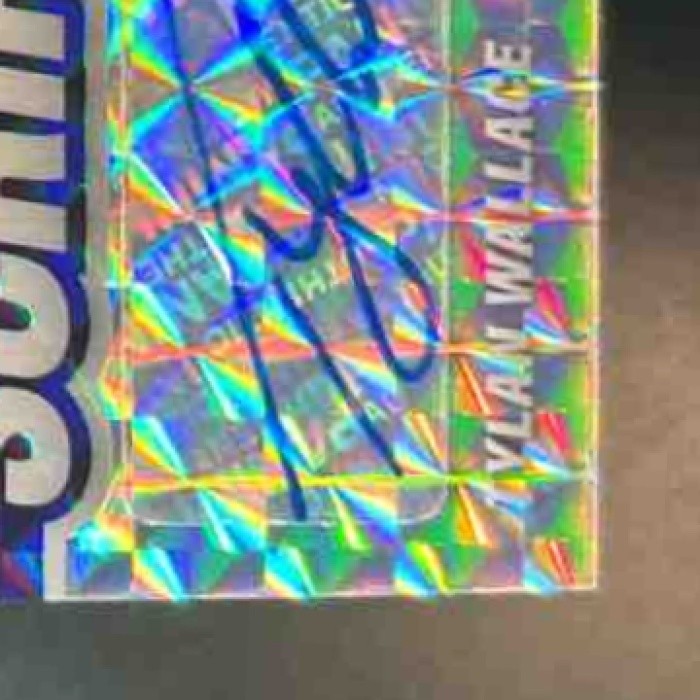 2021 Panini Mosaic Tylan Wallace Rookie Scripts #RS-26 RC Auto Baltimore Ravens