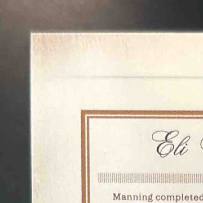 2011 Panini Prime Signatures Eli Manning Proof Red /99 #60 New York Giants