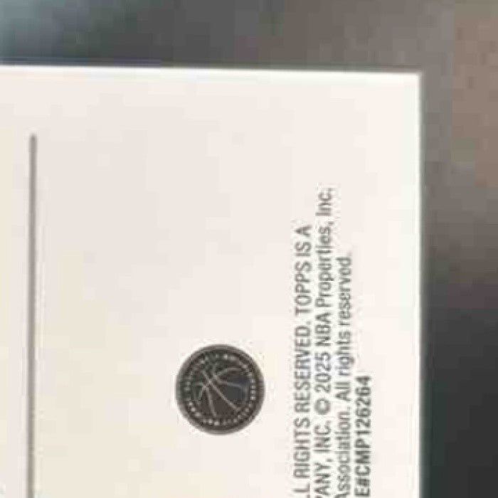 2025-26 Topps Derik Queen Blackout Variation #213 Pelicans