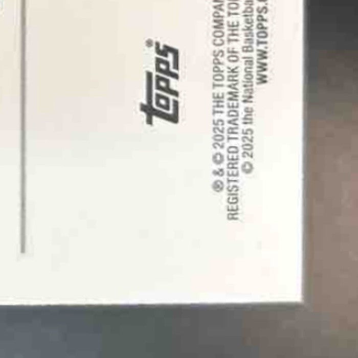 2025-26 Topps Derik Queen Blackout Variation #213 Pelicans