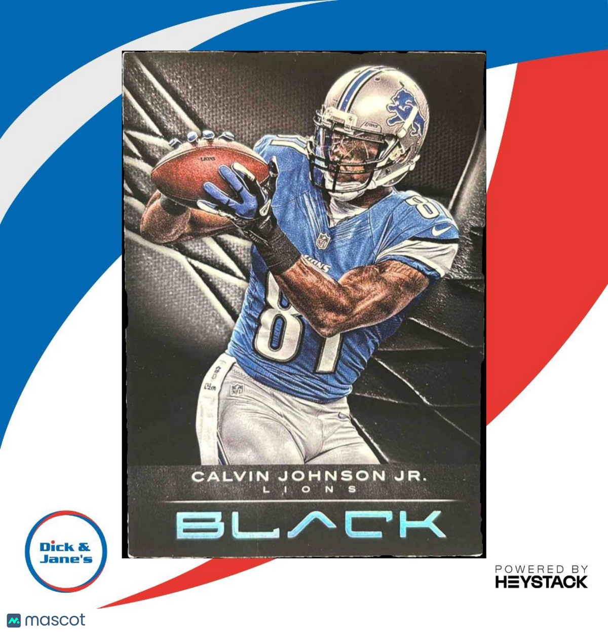 2012 Panini Black Calvin Johnson /349 #46 Detroit Lions