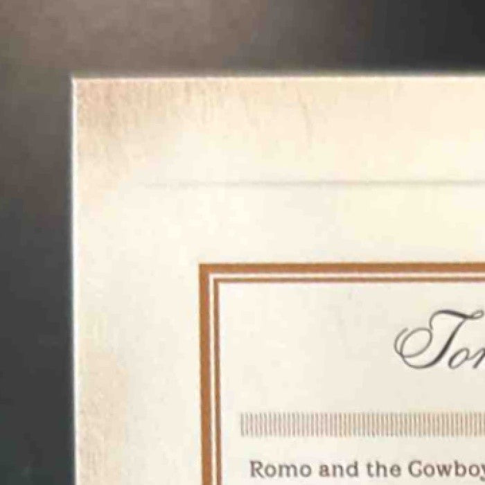 2011 Panini Prime Signatures Tony Romo Proof Red /99 #168 Dallas Cowboys
