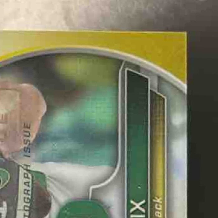 2022 Bowman University Chrome Bo Nix Prospect Auto Yellow /75 #61 Oregon Ducks