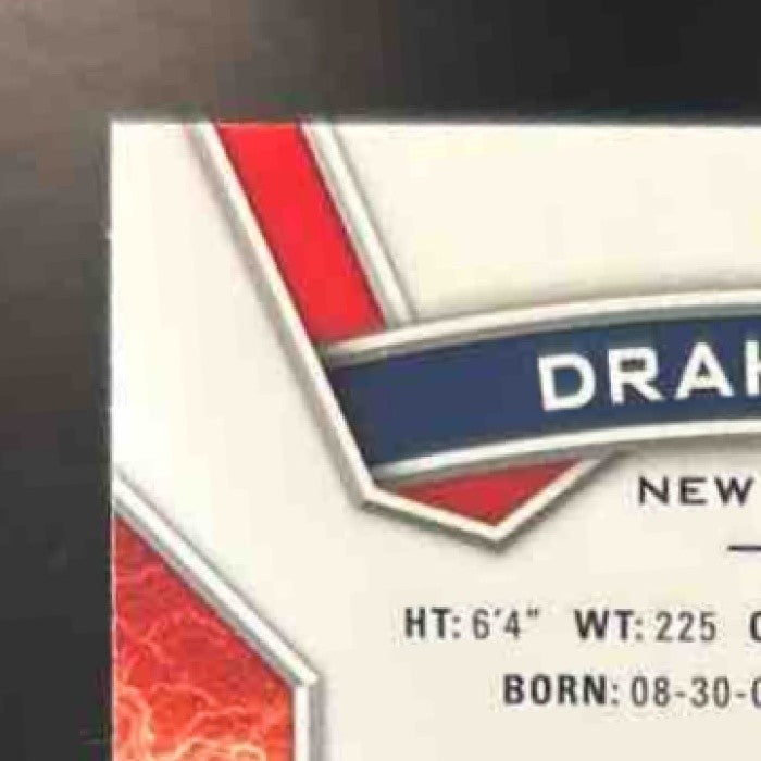 2024 Topps Resurgence Drake Maye Yellow Surge /225 #164 RC New England Patriots