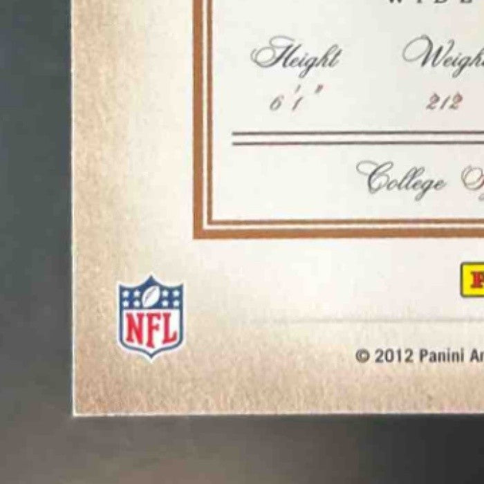 2011 Panini Prime Signatures Mike Williams Proof Red /99 #129 Buccaneers