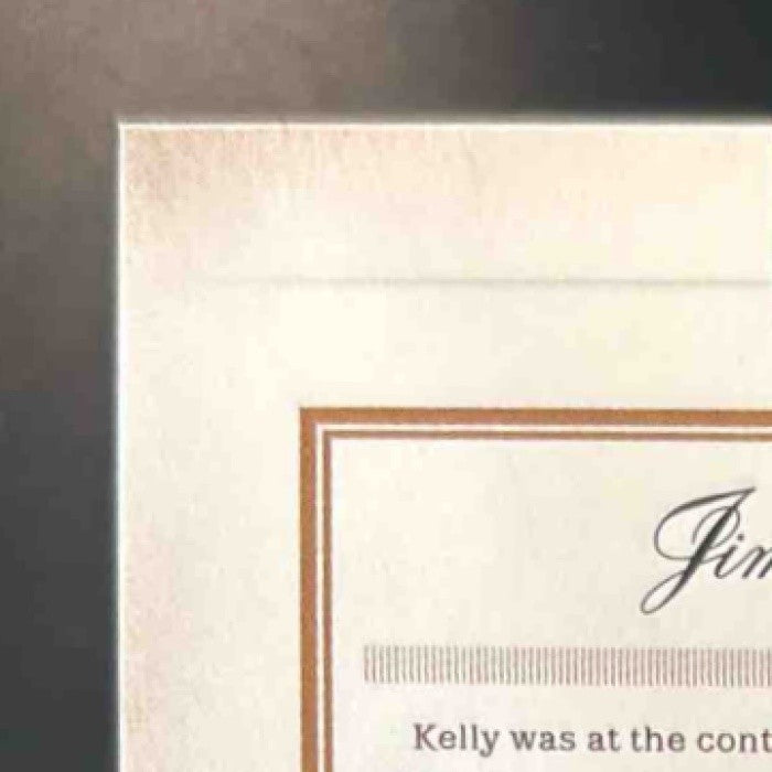 2011 Panini Prime Signatures Jim Kelly Proof Red /99 #91 Buffalo Bills