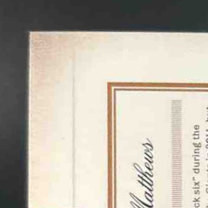 2011 Panini Prime Signatures Clay Matthews /499 #33 Green Bay Packers