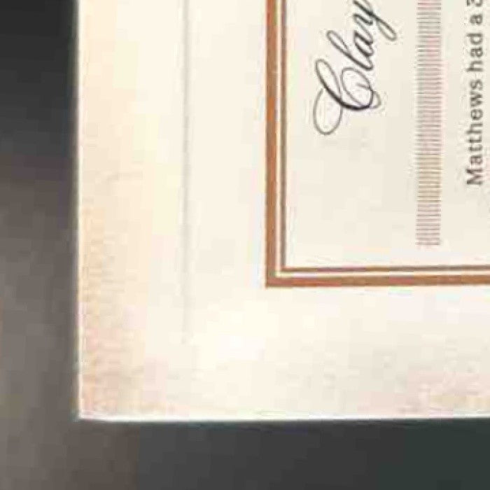 2011 Panini Prime Signatures Clay Matthews /499 #33 Green Bay Packers