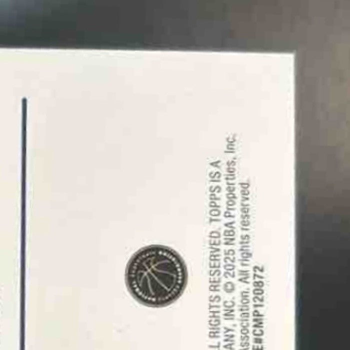 2025-26 Topps Derik Queen Season Tip-Off #213 New Orleans Pelicans