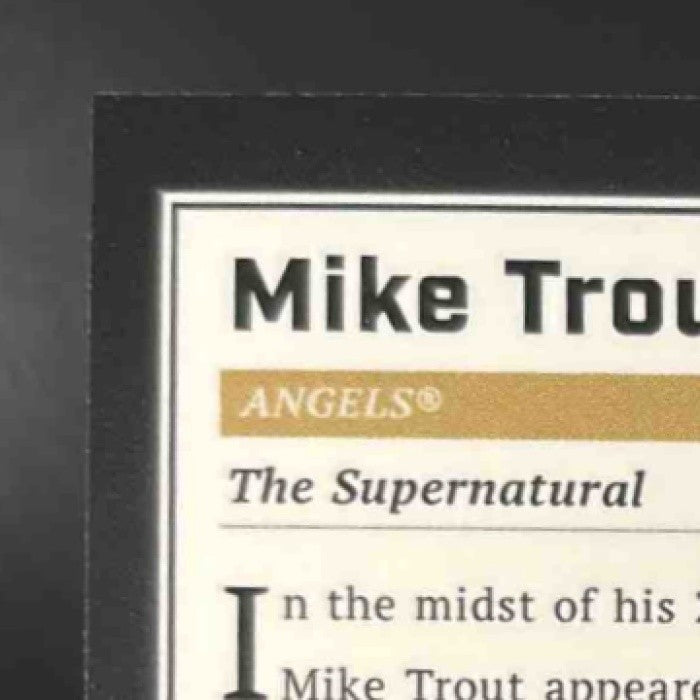 2021 Topps x Sports Illustrated Mike Trout #1 Los Angeles Angels