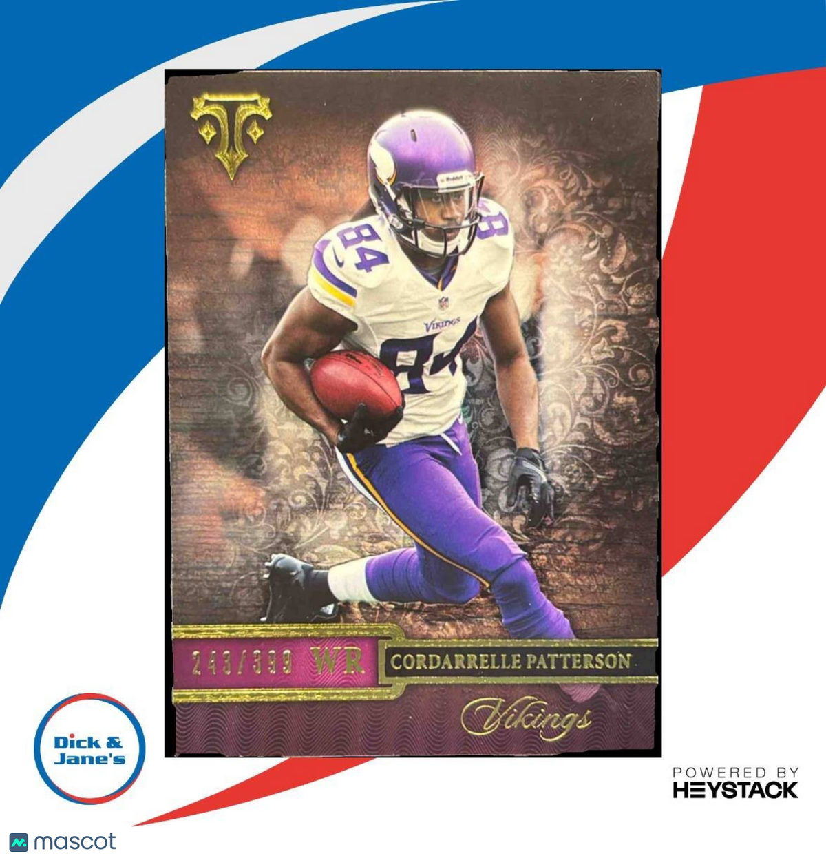 2014 Topps Triple Threads Cordarrelle Patterson Purple /399 #3 Minnesota Vikings