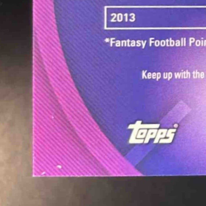 2014 Topps Chrome Adrian Peterson Fantasy Focus #FF-AP Minnesota Vikings