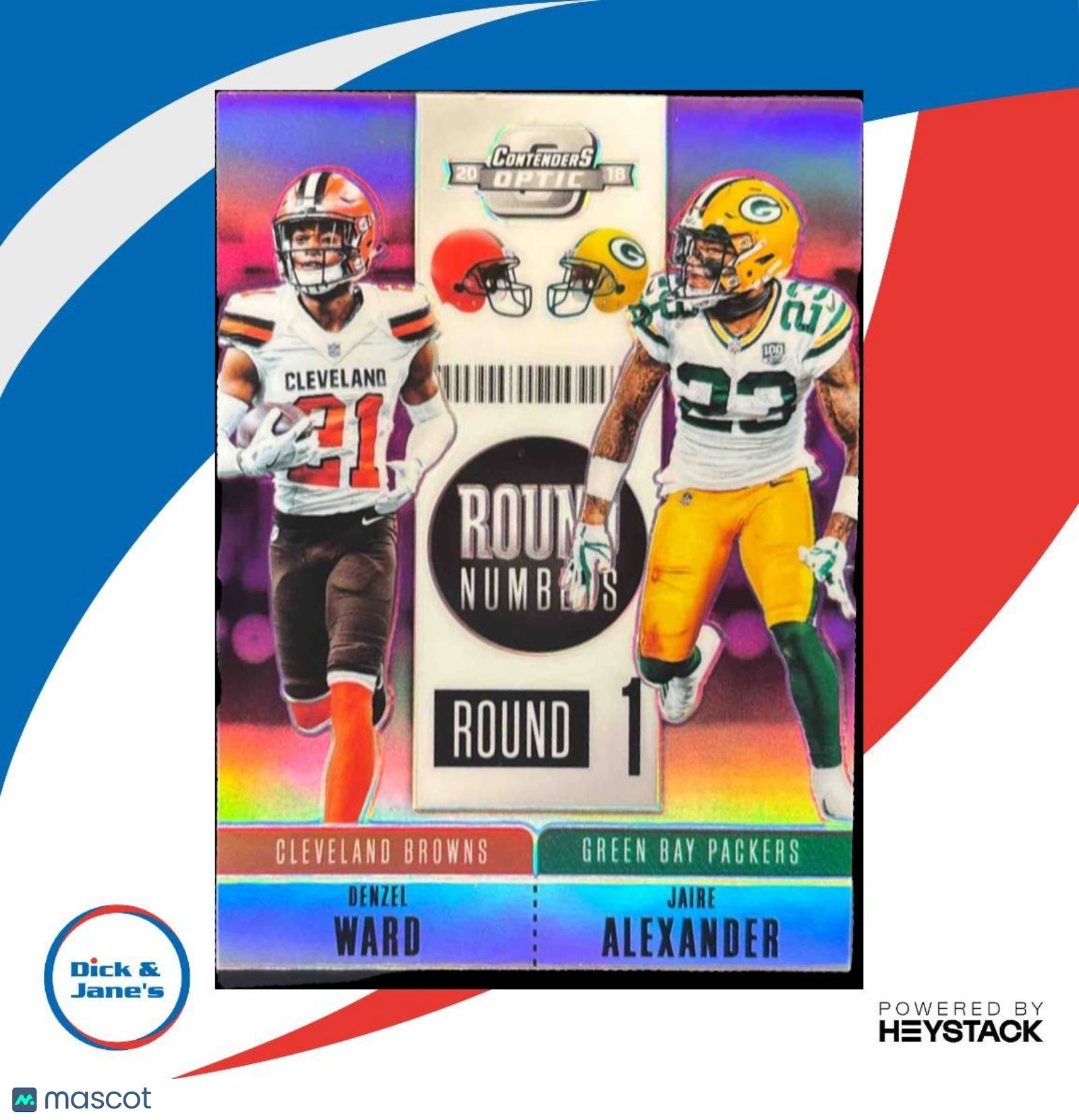 2018 Contenders Denzel Ward Jaire Alexander Round Numbers