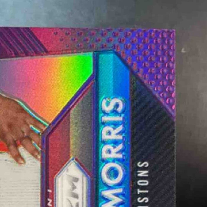 2015-16 Panini Prizm Marcus Morris Purple Prizms 6/99 #110 Detroit Pistons