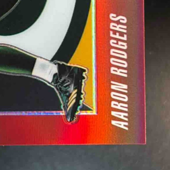 2018 Contenders Optic Aaron Rodgers Red /199 #59 Season Ticket Green Bay Packers