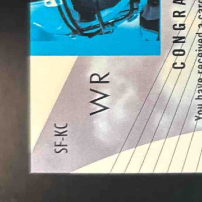 2004 Upper Deck Foundations Keary Colbert Signature RC Auto Carolina Panthers