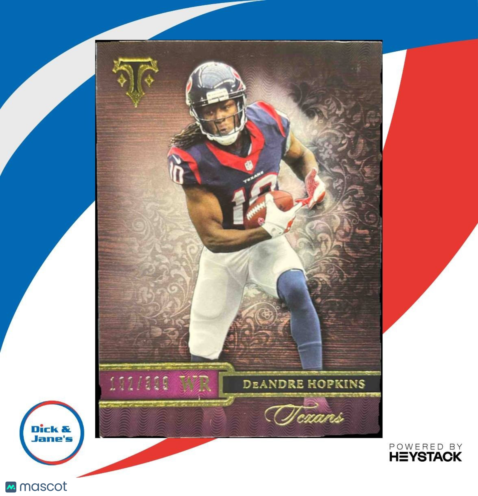 2014 Topps Triple Threads DeAndre Hopkins Purple 12/399 #22 Houston Texans