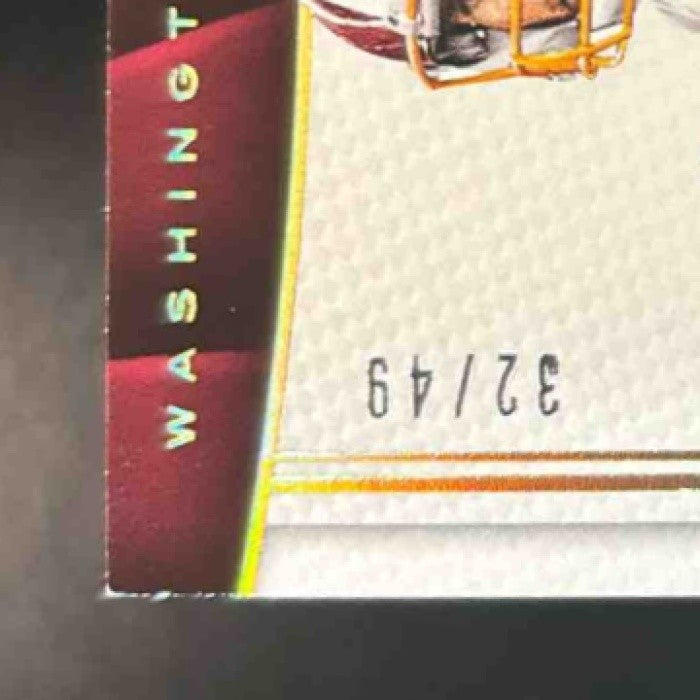 2016 Panini Limited Kirk Cousins Gold Spotlight 32/49 #54 Washington Redskins