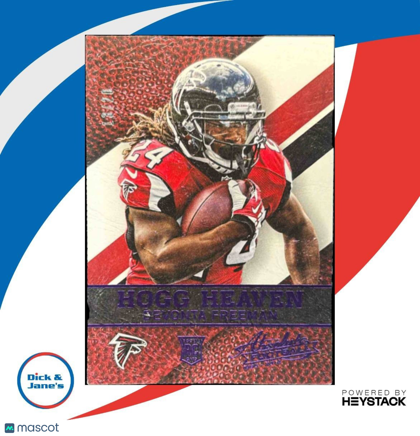 2014 Panini Absolute Devonta Freeman Hogg Heaven Purple /20 #66 RC Falcons