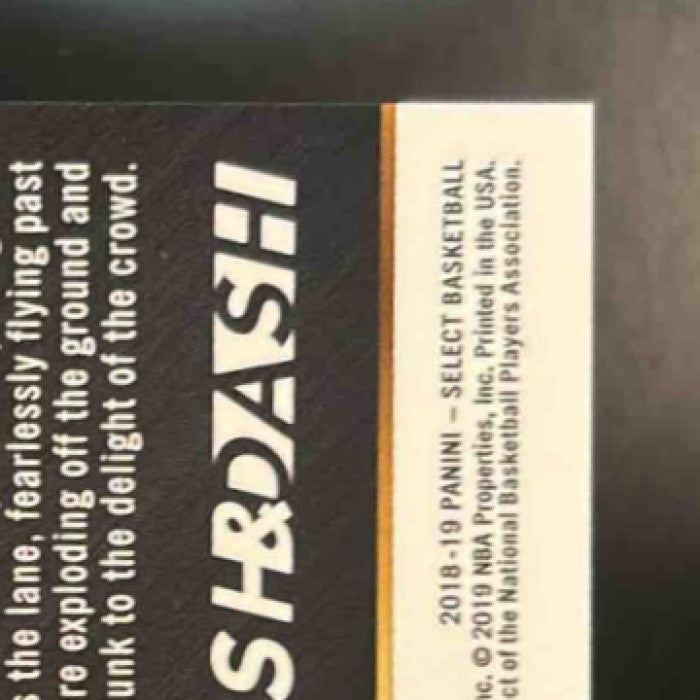 2018-19 Panini Select Paul George Slash and Dash Silver /99 #28 Thunder