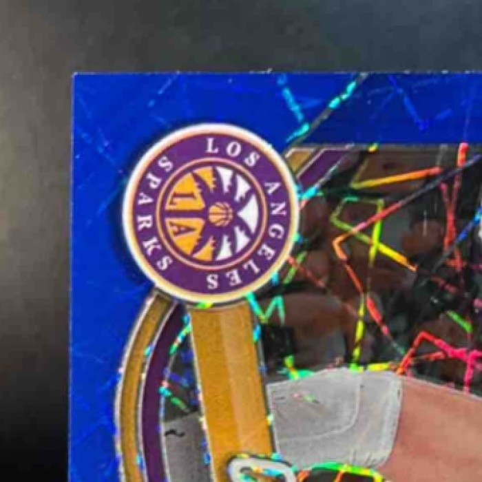 2025 Panini WNBA Prizm Cameron Brink Blue Velocity Prizms #87 Los Angeles Sparks